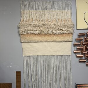 Sheila Hicks Style Hand-Woven Fiber Art Wall Hanging