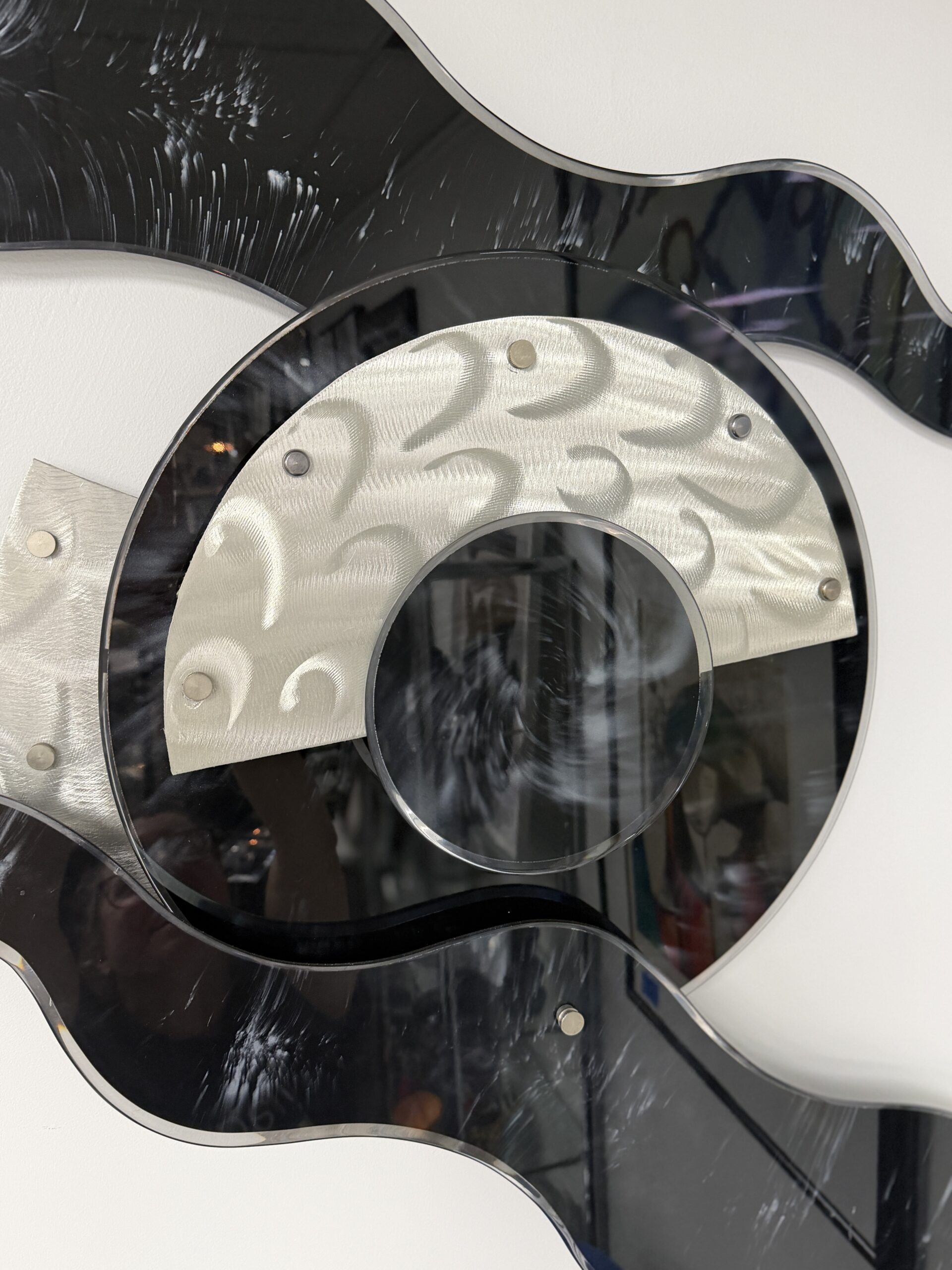 Contemporary Abstract Metal Wall Sculpture - Image 4