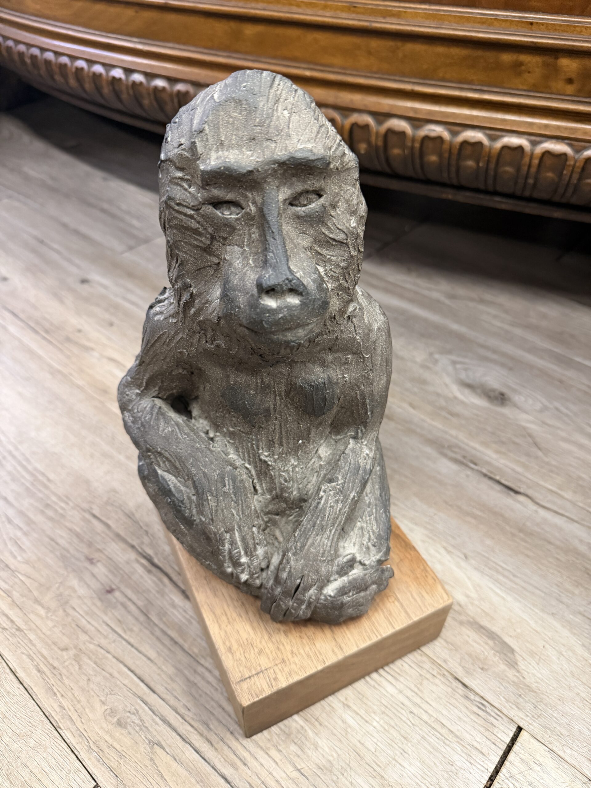 Margaret Valpey “Baboon” Terracotta Sculpture