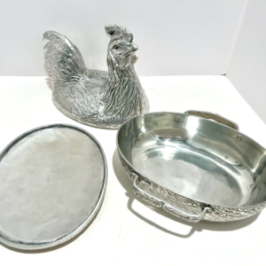 Arthur Court Rooster Covered Serving Dish (1976)
